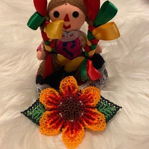 Beaded hair clip